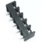 HB825 PCB barrier blocks 8.25mm ptch vertical through hole screws with captive plate