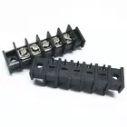 7.62mm pitch barrier terminal blocks vertical through hole screws with captive plate with flange