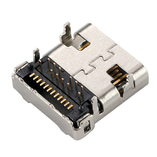USB 3.1 connector female type c 24position surfae mount+throught hole