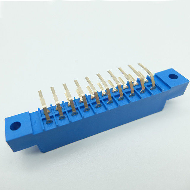 3.96mm pitch edge connector slot 805 right angel through hole dip edge card connector for pcb edge type