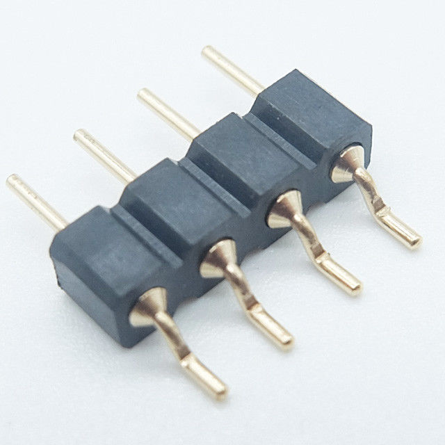 4p led connector smt smd machined male pin header2.54mm h=3.00mm round pin surface mount board to board connector for le