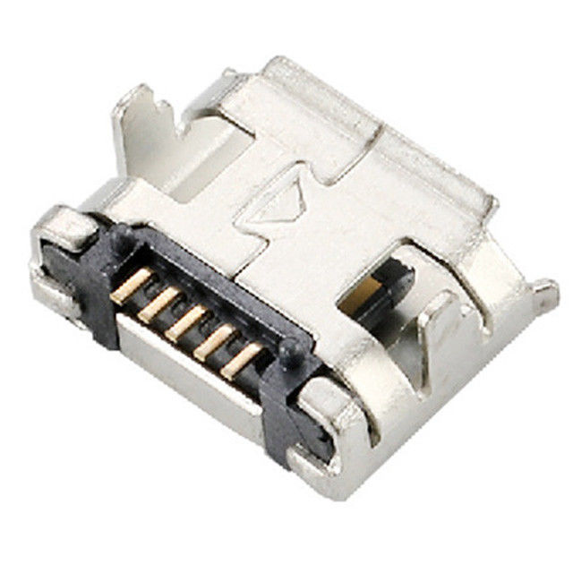 USB - micro B USB 2.0 Receptacle Connector 5 Position Surface Mount, Right Angle; Through Hole
