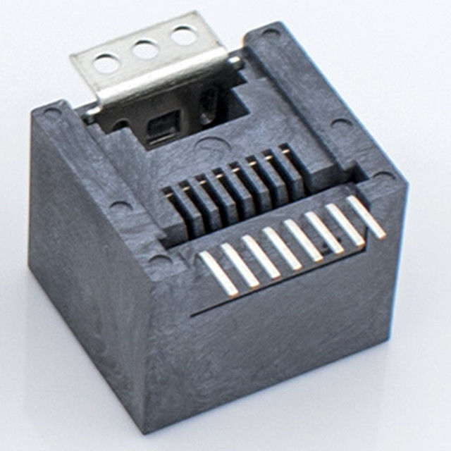 rj 45 8p8c smt smd connector single port modular jack modular vertical surface mount unshielded reel packing