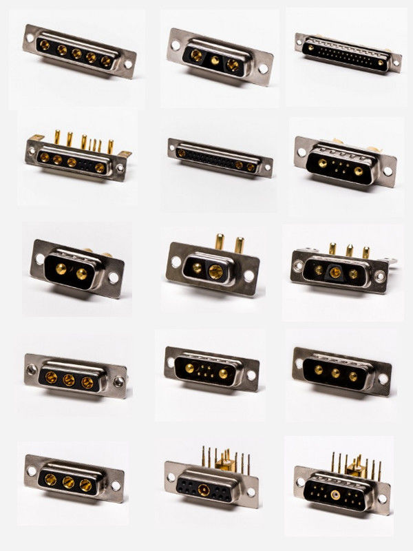 7w2 power+signal D-SUB combo female socket connector db receptacle solder type for cable assembly