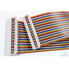 40 P color flat power ribbon cable with 2.54mm pitch idc flat electrical wire UL2651 28 AWG