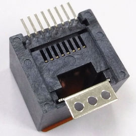 rj 45 8p8c smt smd connector single port modular jack modular vertical surface mount unshielded reel packing