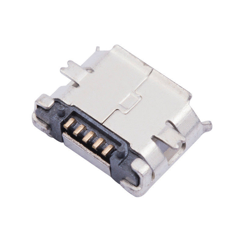 USB connector micro usb 2.0 b type 5 position female right angel surface mount smt smd type